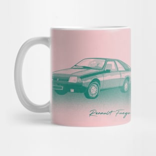 Renault Fuego ---- Classic 80s Car Design Mug